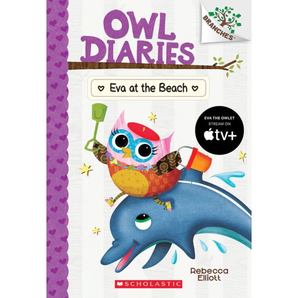 Eva at the Beach: A Branches Book (Owl Diaries #14): Volume 14 -- Rebecca Elliot